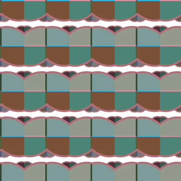 Modello Ornamentale Geometrico Senza Cuciture Sfondo Astratto — Vettoriale Stock