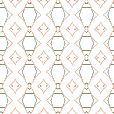 Tekrarlanan geometrik şekilli kusursuz desen, vektör illüstrasyonuName