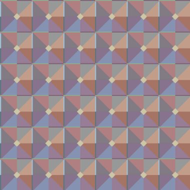 Soyut geometrik şekilli kusursuz desen