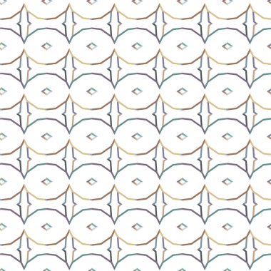Soyut geometrik şekilli kusursuz desen