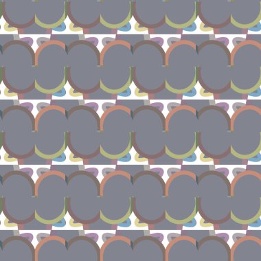 Tekrarlanan geometrik şekilli kusursuz desen, vektör illüstrasyonuName