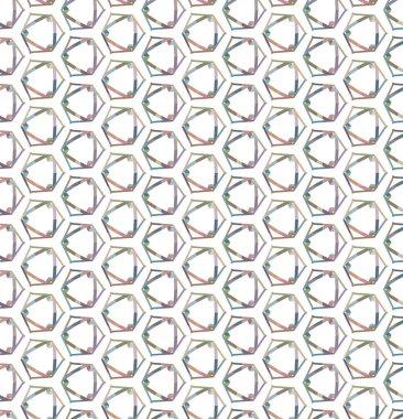Tekrarlanan geometrik şekilli kusursuz desen, vektör illüstrasyonuName