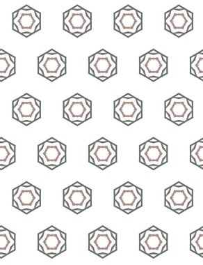 Soyut geometrik şekilli kusursuz desen