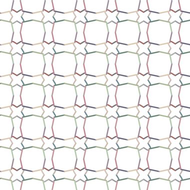 Tekrarlanan geometrik şekilli kusursuz desen, vektör illüstrasyonuName