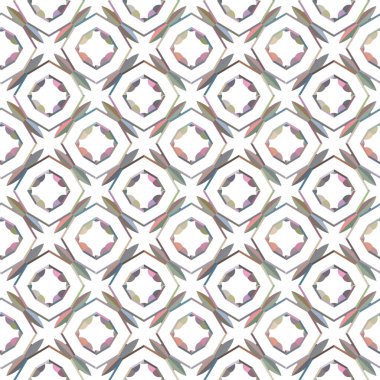 Tekrarlanan geometrik şekilli kusursuz desen, vektör illüstrasyonuName