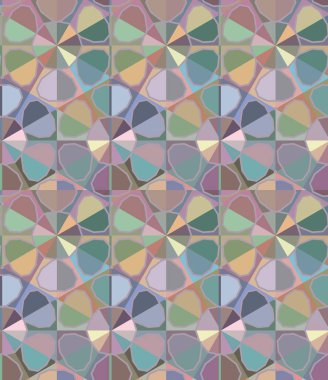 Tekrarlanan geometrik şekilli kusursuz desen, vektör illüstrasyonuName