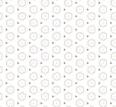 Kusursuz şablon, soyut duvar kağıdı, vektör illüstrasyonu        