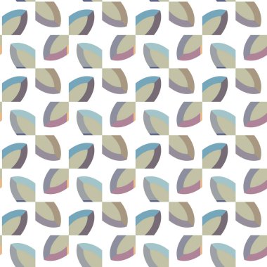 Tekrarlanan geometrik şekilli kusursuz desen, vektör illüstrasyonuName