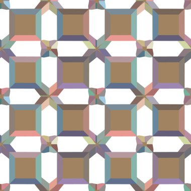 Kusursuz geometrik desen. Vektör illüstrasyonu
