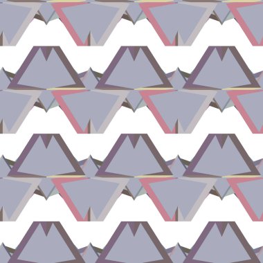 Tekrarlanan geometrik şekilli kusursuz desen, vektör illüstrasyonuName