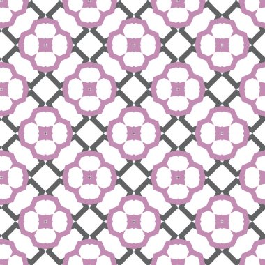 Soyut geometrik şekilli kusursuz desen