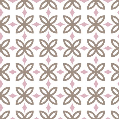 Soyut geometrik şekilli kusursuz desen