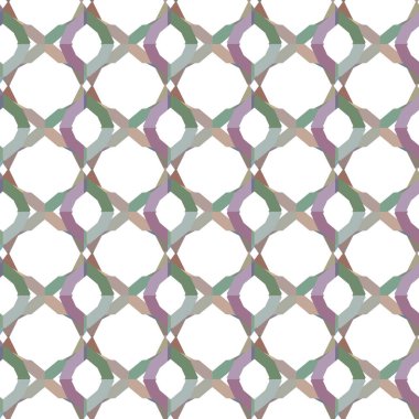 Soyut geometrik şekilli kusursuz desen