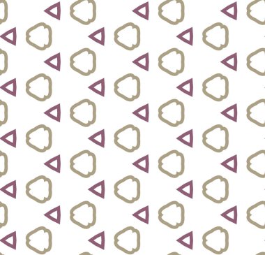 Soyut geometrik şekilli kusursuz desen