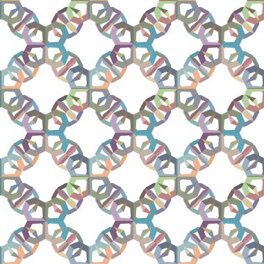 Kusursuz şablon, soyut duvar kağıdı, vektör illüstrasyonu 