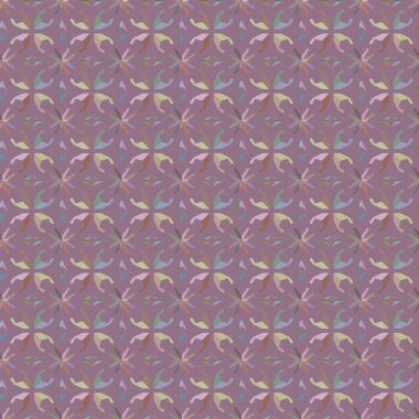 Soyut geometrik şekilli kusursuz desen