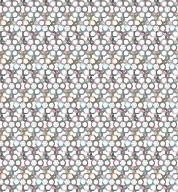 Soyut geometrik şekilli kusursuz desen