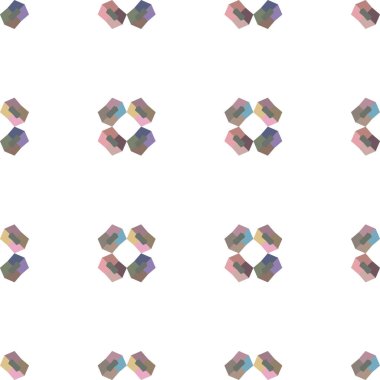 Soyut geometrik şekilli kusursuz desen