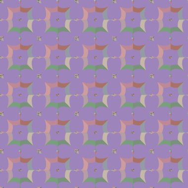 Modern geometrik vektör tasarımı, kusursuz desen çizimi