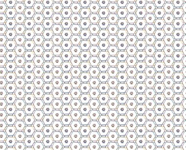 Soyut geometrik şekilli kusursuz desen