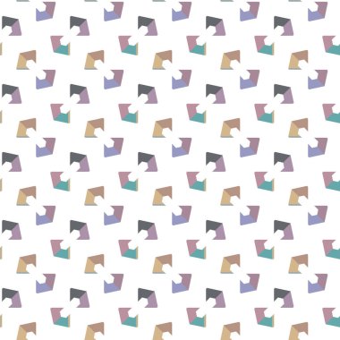 Modern geometrik vektör tasarımı, kusursuz desen çizimi