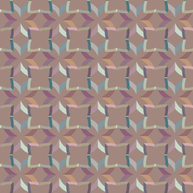 Kusursuz şablon, soyut duvar kağıdı, vektör illüstrasyonu        