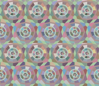 Tekrarlanan geometrik şekilli kusursuz desen, vektör illüstrasyonuName