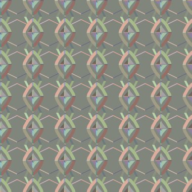 Kusursuz şablon, soyut duvar kağıdı, vektör illüstrasyonu 