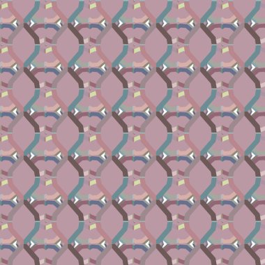 Soyut geometrik şekilli kusursuz desen