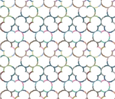 Kusursuz geometrik desen resimleme arkaplanı