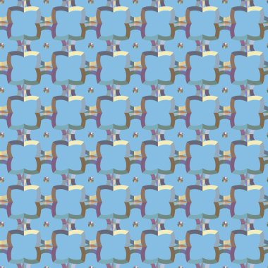 Kusursuz şablon, soyut duvar kağıdı, vektör illüstrasyonu        