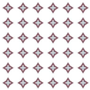 Soyut geometrik şekilli kusursuz desen