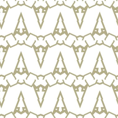 Geometrik şekilli kusursuz desen. vektör illüstrasyonu