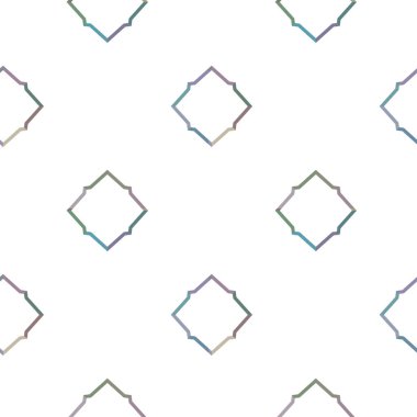 Soyut geometrik şekilli kusursuz desen