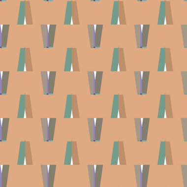 Tekrarlanan geometrik şekilli kusursuz desen, vektör illüstrasyonuName