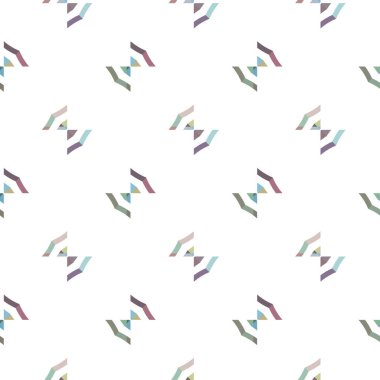 Tekrarlanan geometrik şekilli kusursuz desen, vektör illüstrasyonuName