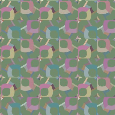 Kusursuz şablon, soyut duvar kağıdı, vektör illüstrasyonu        