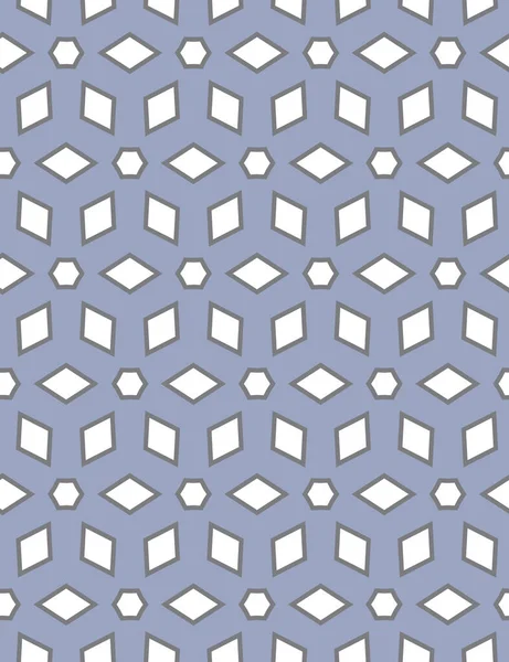 Nahtloses Muster Mit Geometrisch Wiederholten Formen Vektorillustration — Stockvektor