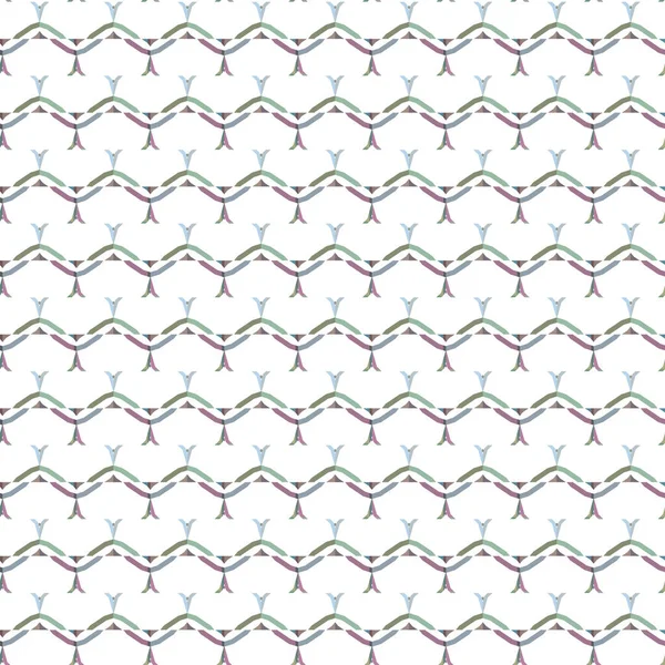 Bezszwowy Wzór Abstrakcyjnych Kształtach Geometrycznych — Wektor stockowy