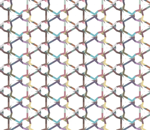 Astratto Senza Soluzione Continuità Modello Geometrico Illustrazione Sfondo — Vettoriale Stock