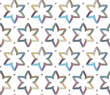 Kusursuz şablon, soyut duvar kağıdı, vektör illüstrasyonu 