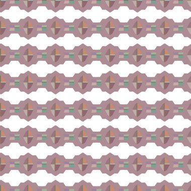 Tekrarlanan geometrik şekilli kusursuz desen, vektör illüstrasyonuName