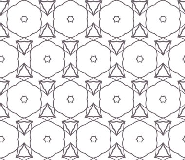 Soyut geometrik şekilli kusursuz desen 