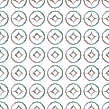 Soyut geometrik şekilli kusursuz desen