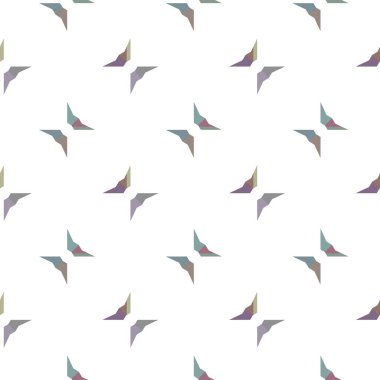 Tekrarlanan geometrik şekilli kusursuz desen, vektör illüstrasyonuName