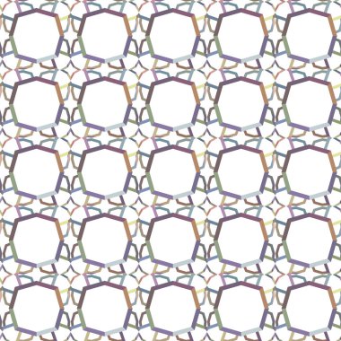 Soyut geometrik şekilli kusursuz desen
