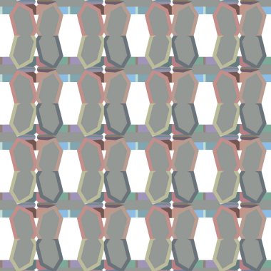 Kusursuz şablon, soyut duvar kağıdı, vektör illüstrasyonu        