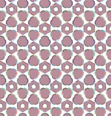 Kusursuz şablon, soyut duvar kağıdı, vektör illüstrasyonu        