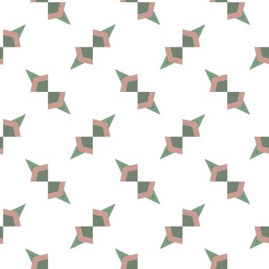 Tekrarlanan geometrik şekilli kusursuz desen, vektör illüstrasyonuName