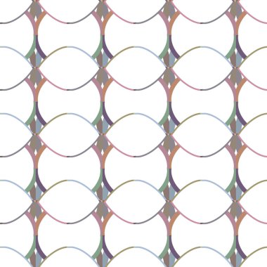 Soyut geometrik şekilli kusursuz desen